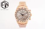 EW Factory ROLEX Daytona 40*12.4MM Cerachrom 904L Steel Rose Gold Watch
